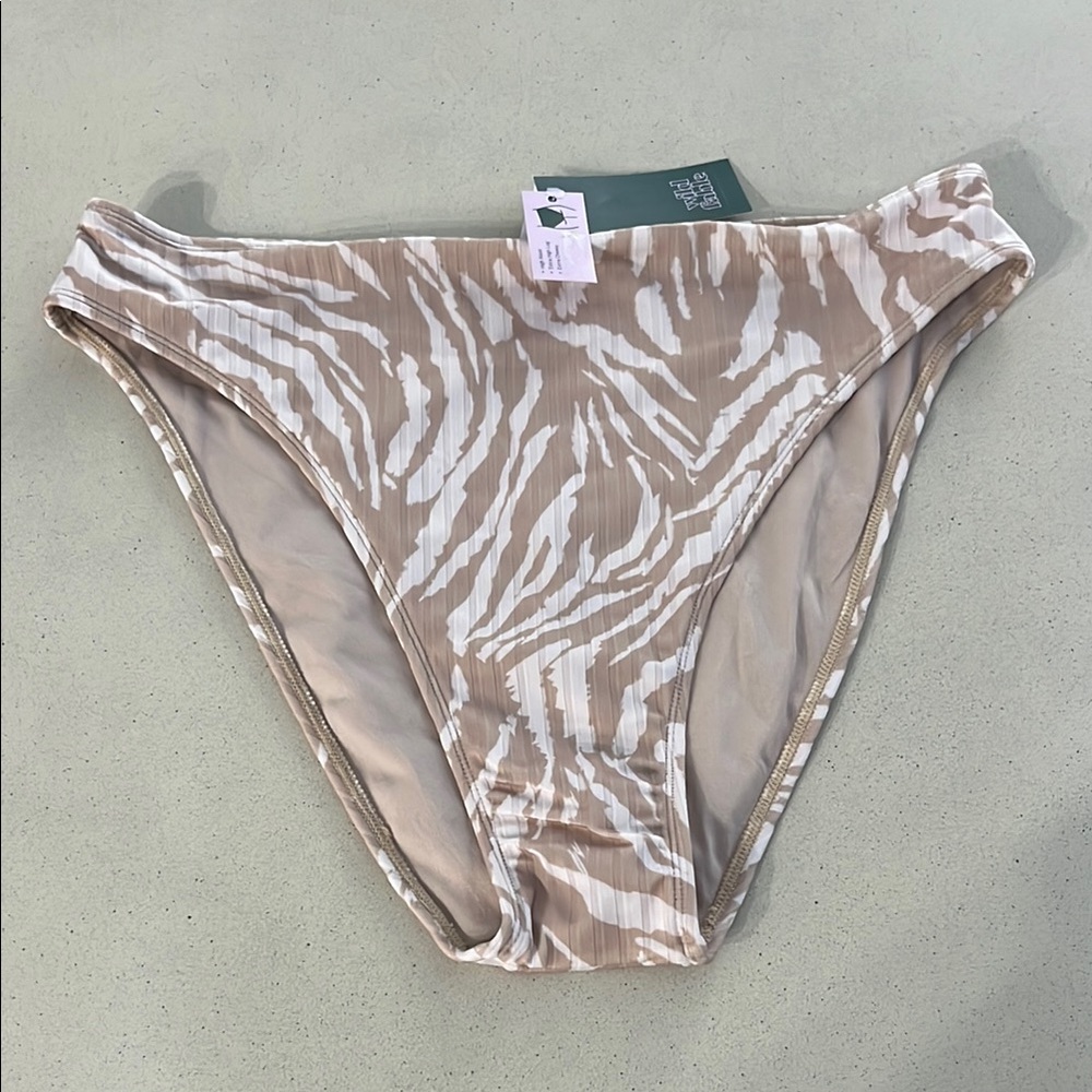 Wild Fable Zebra Print Bikini Bottom